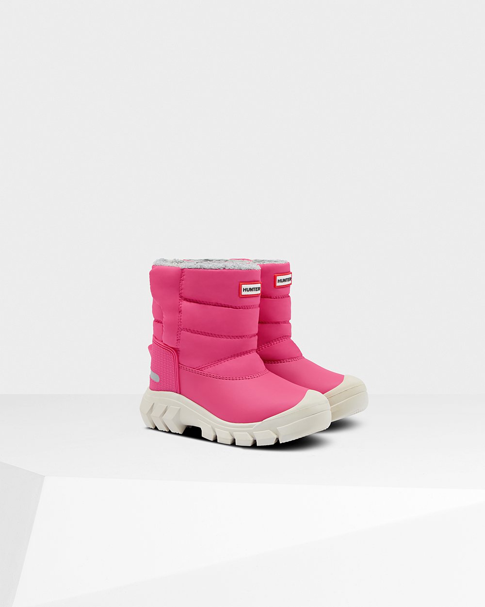 Botas de Nieve Hunter Niños - Original Little Insulated - Rosas Claro - LYAGJHX-54